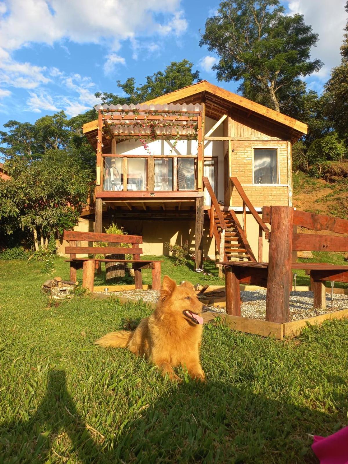 Chales Refugio No Campo Santo Antônio do Pinhal Esterno foto